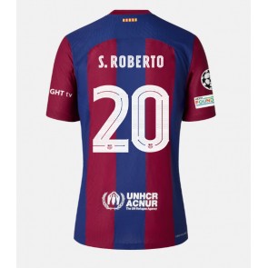 Barcelona Sergi Roberto #20 Koszulka Podstawowych 2023-24 Krótki Rękaw